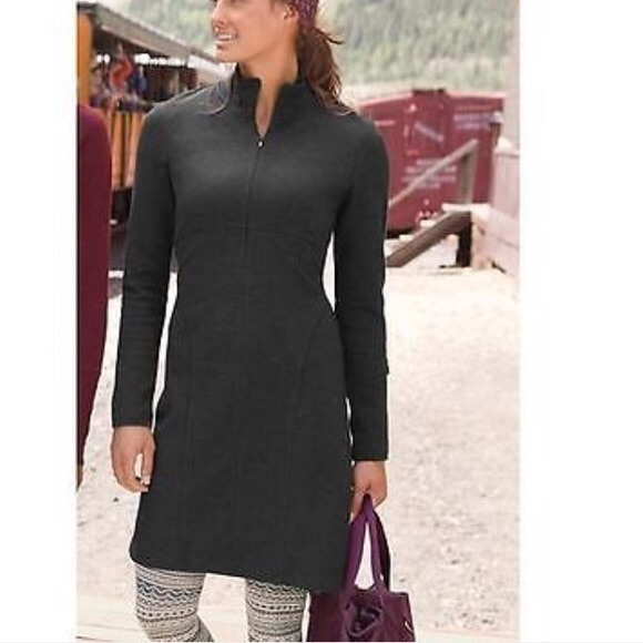 Athleta Dresses & Skirts - Athleta Cassidy Ponte Zip Long Sleeve Dress